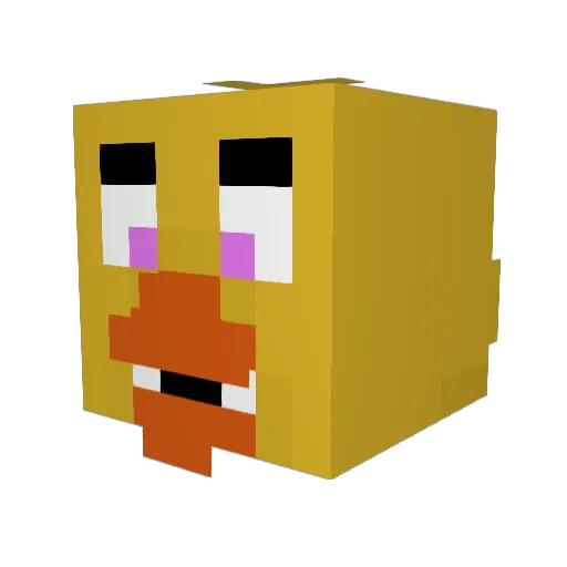 smurfcat00 Minecraft avatar head, 3D render