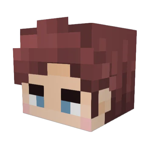 smurfeater555 Minecraft avatar head, 3D render