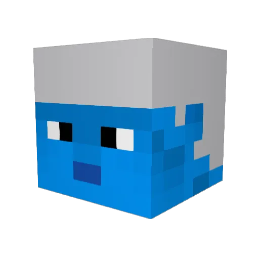 smurfman234 Minecraft avatar head, 3D render