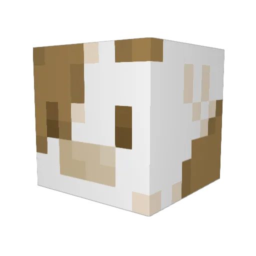 smurfs1 Minecraft avatar head, 3D render