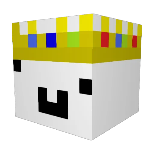 smyn Minecraft avatar head, 3D render