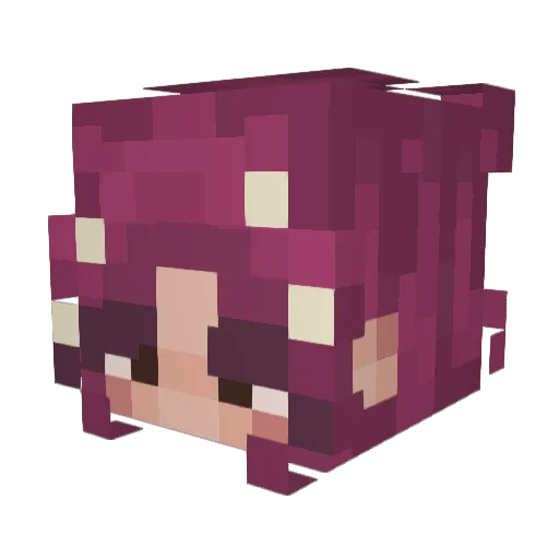 smysk Minecraft avatar head, 3D render