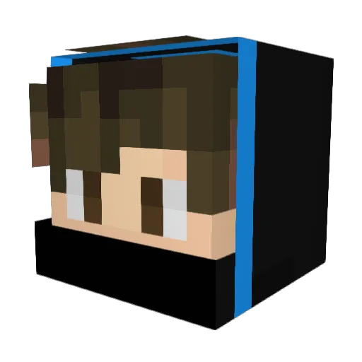 smz432 Minecraft avatar head, 3D render