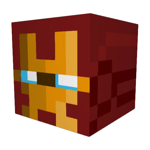 smzro Minecraft avatar head, 3D render