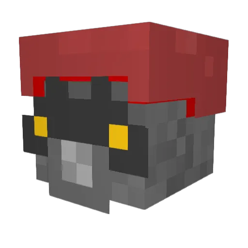 sn0rsan Minecraft avatar head, 3D render