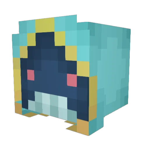 sn0wygo Minecraft avatar head, 3D render