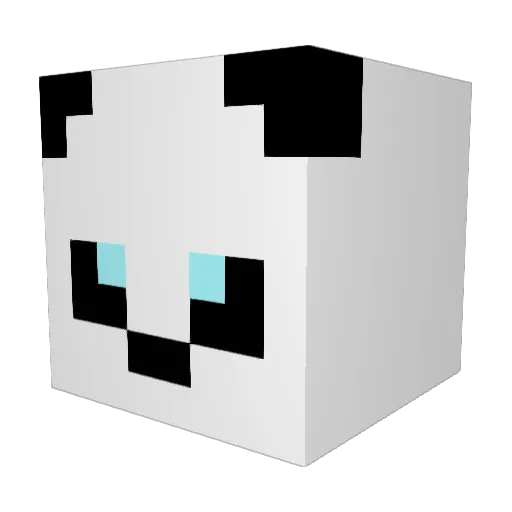 sn1124 Minecraft avatar head, 3D render