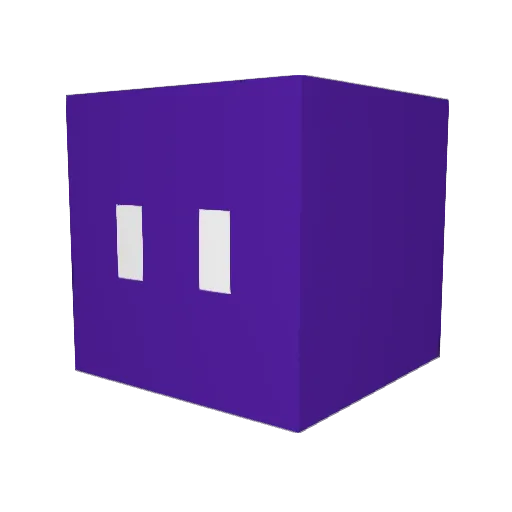 sn_dks Minecraft avatar head, 3D render