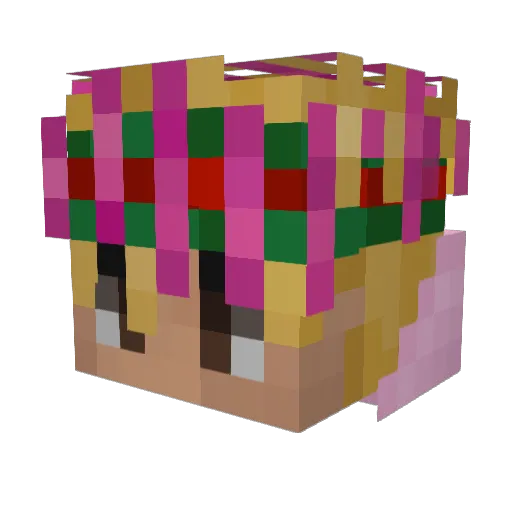 snabbwilman Minecraft avatar head, 3D render