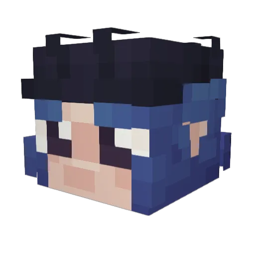 snabp Minecraft avatar head, 3D render