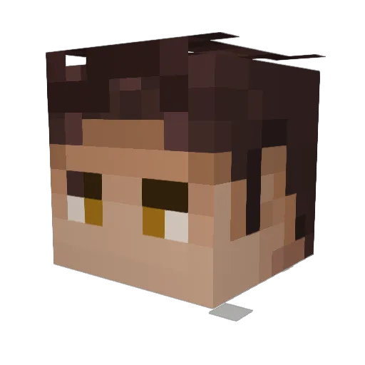 snabus3 Minecraft avatar head, 3D render