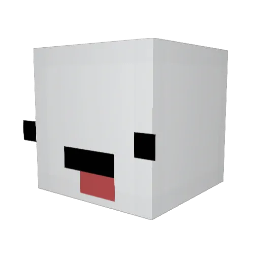 snackers7 Minecraft avatar head, 3D render
