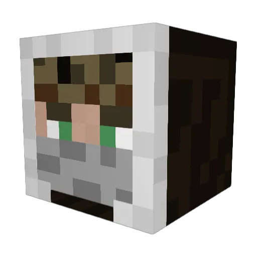 snackpack36 Minecraft avatar head, 3D render