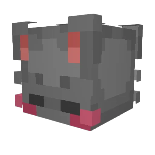 snaeil Minecraft avatar head, 3D render