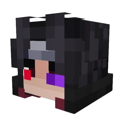 snagiel Minecraft avatar head, 3D render