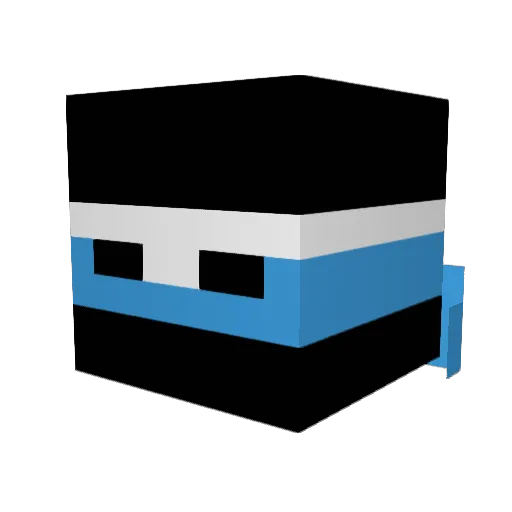 snaiderzero Minecraft avatar head, 3D render