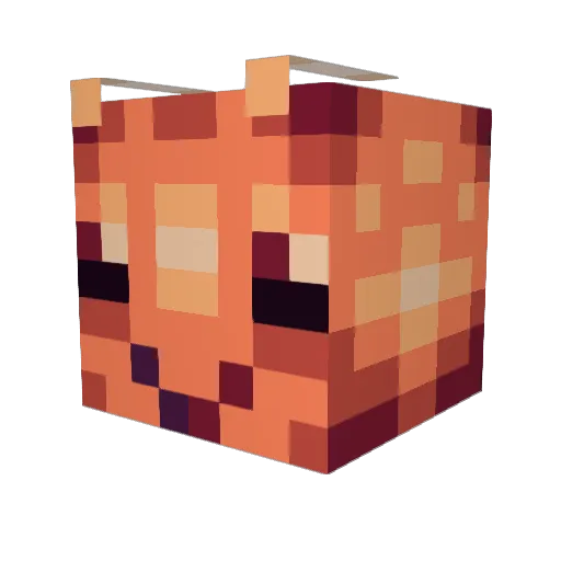 snail___ Minecraft avatar head, 3D render