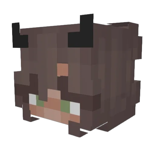 snail_eggs Minecraft avatar head, 3D render
