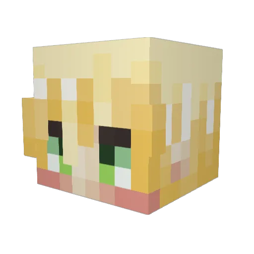 snailsareslow Minecraft avatar head, 3D render