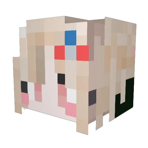 snake886 Minecraft avatar head, 3D render