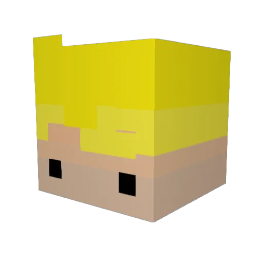 snake_joe Minecraft avatar head, 3D render