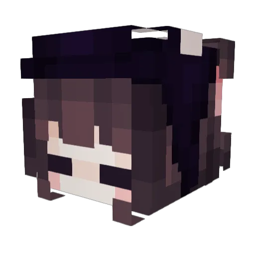snakedoggo Minecraft avatar head, 3D render
