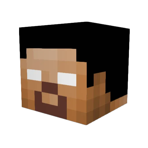snakeedith Minecraft avatar head, 3D render