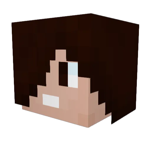 snakehogan Minecraft avatar head, 3D render