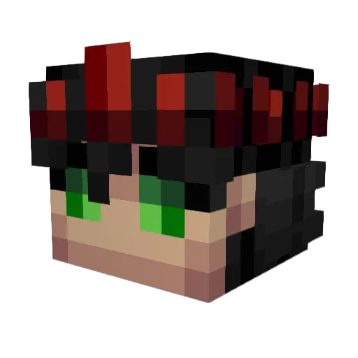 snakekiller79 Minecraft avatar head, 3D render