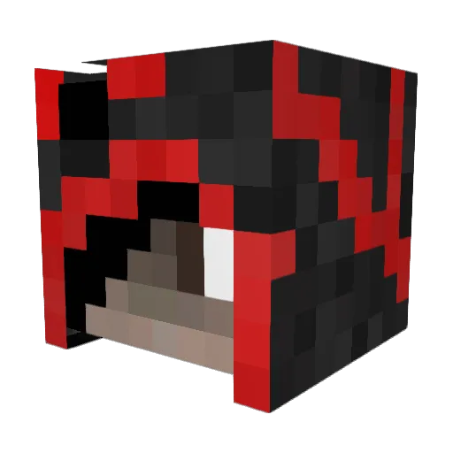 snakekingxz Minecraft avatar head, 3D render