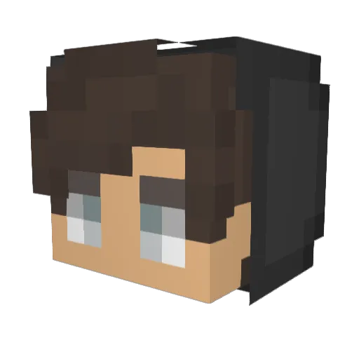 snakeman231 Minecraft avatar head, 3D render
