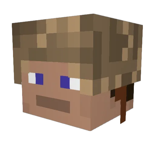 snakeslayer140 Minecraft avatar head, 3D render