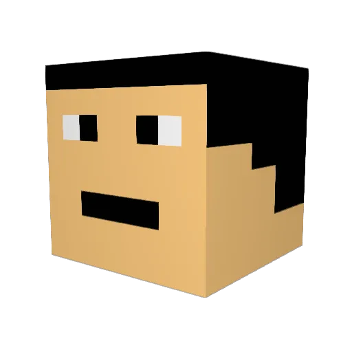 snakesolidus263 Minecraft avatar head, 3D render