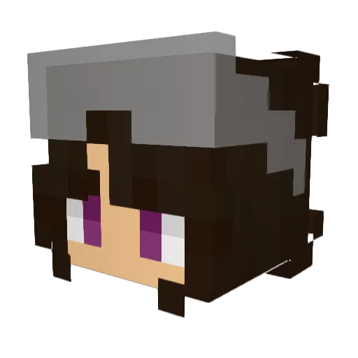 snakesphere Minecraft avatar head, 3D render