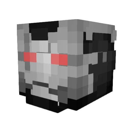 snapdrags Minecraft avatar head, 3D render