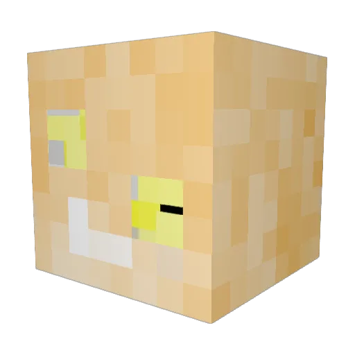 snape101 Minecraft avatar head, 3D render