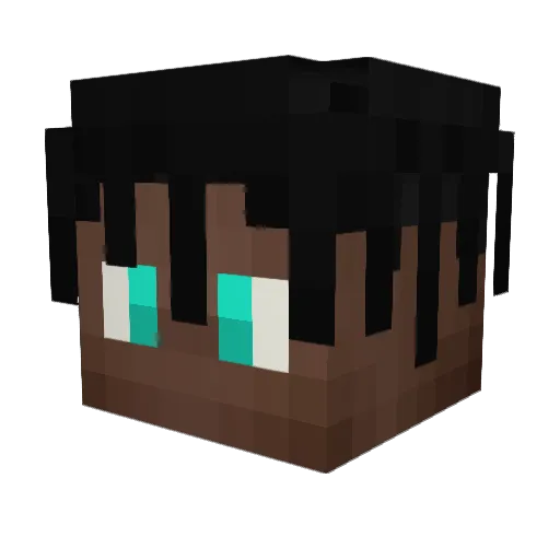 snapesui Minecraft avatar head, 3D render