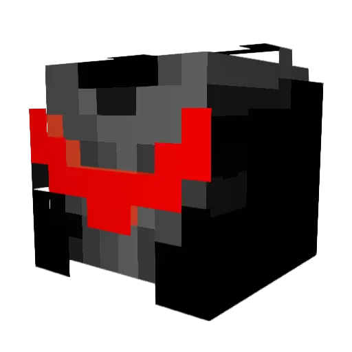 snapminer Minecraft avatar head, 3D render