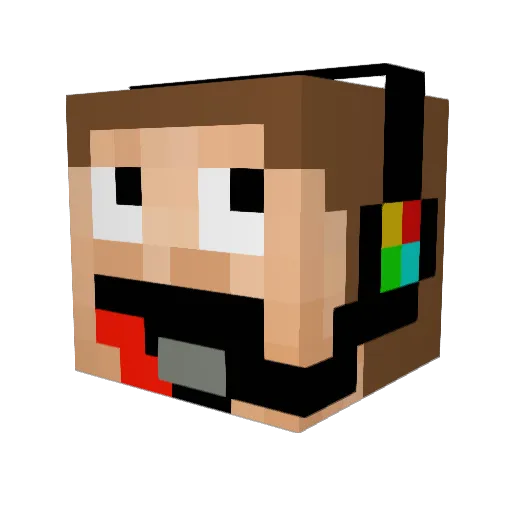 snappcracklepop2 Minecraft avatar head, 3D render