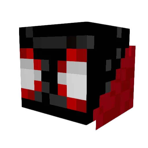 snappi13 Minecraft avatar head, 3D render