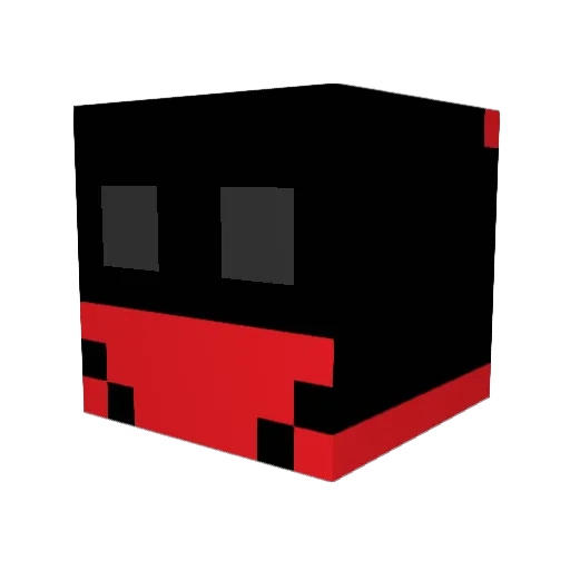 snapshotx Minecraft avatar head, 3D render