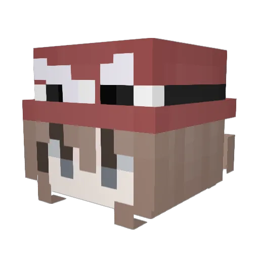 snarls333 Minecraft avatar head, 3D render