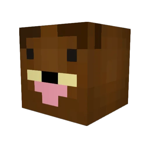 snckx Minecraft avatar head, 3D render