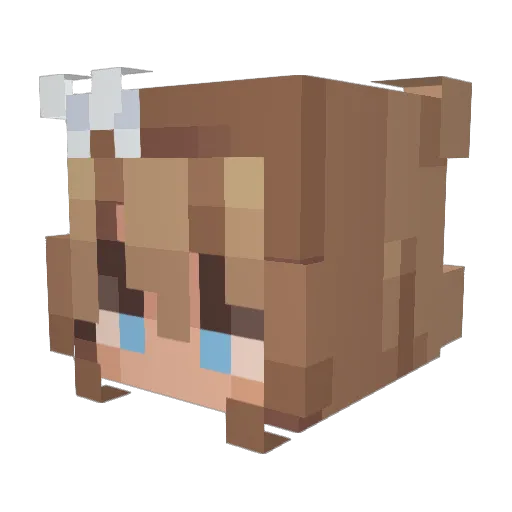 sndhiu Minecraft avatar head, 3D render