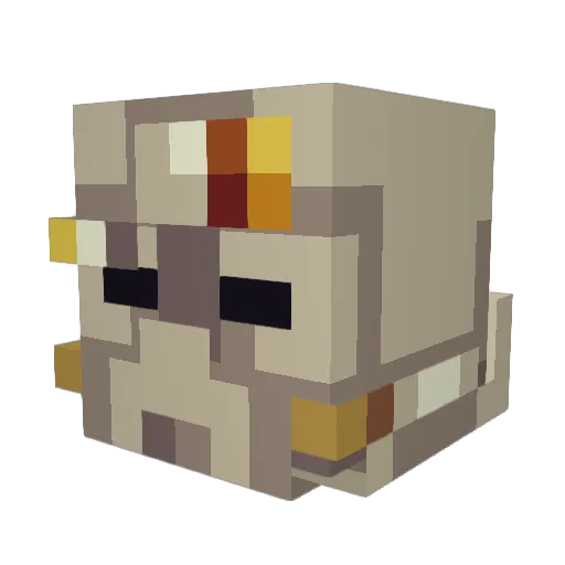 sneak0001 Minecraft avatar head, 3D render