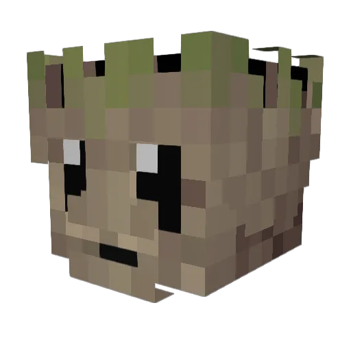 sneakybeaver1129 Minecraft avatar head, 3D render