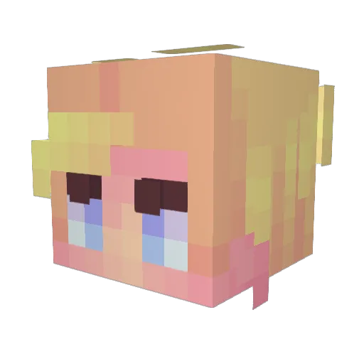 sneakycookie1 Minecraft avatar head, 3D render