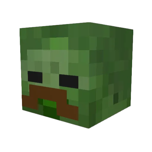 sneakypickle69 Minecraft avatar head, 3D render