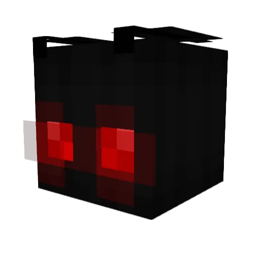 sneckit Minecraft avatar head, 3D render