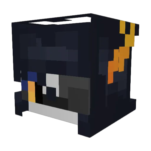 sneeky_snick Minecraft avatar head, 3D render